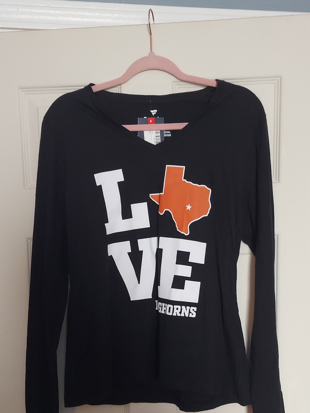 Women’s Long Sleeve Texas Longhorns Tee - Large